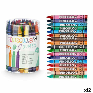 Χρωματιστά κεριά Pincello 45936 (12 Μονάδες)